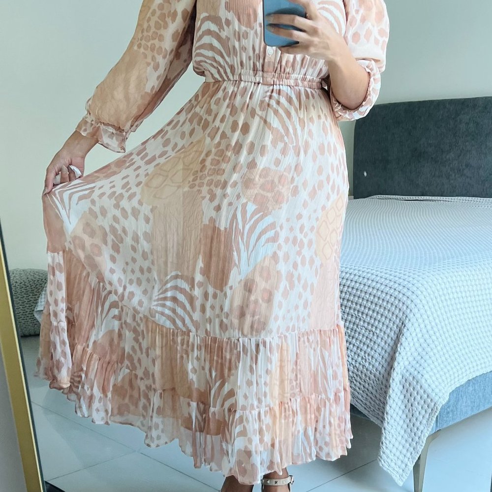 Carolina K Silk Long Dress XS